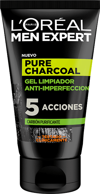 Gel Limpiador Men Expert Pure Charcoal